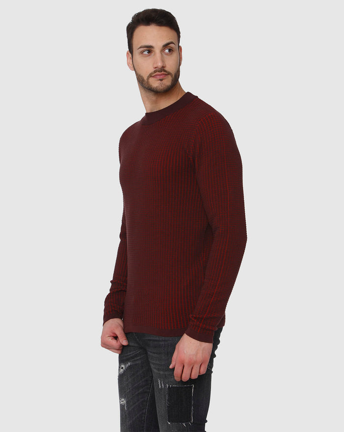 Red Check Pullover