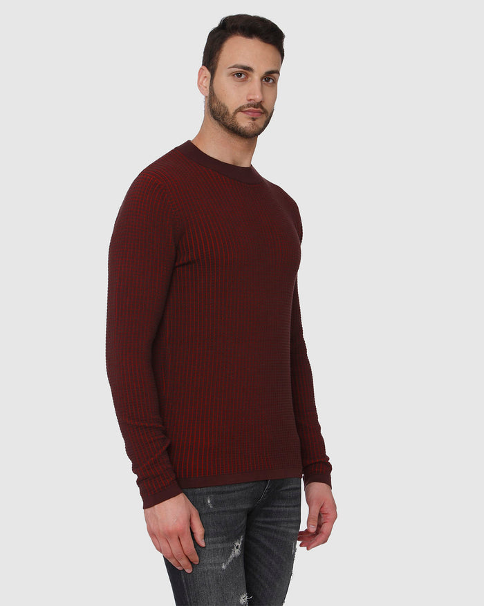 Red Check Pullover