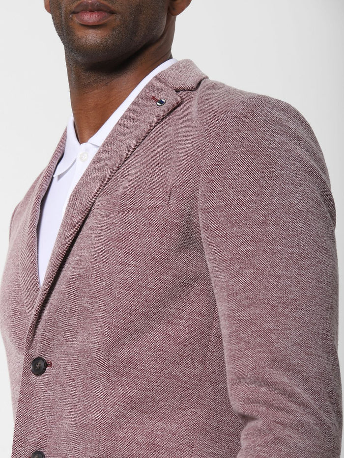 Red Double Button Blazer