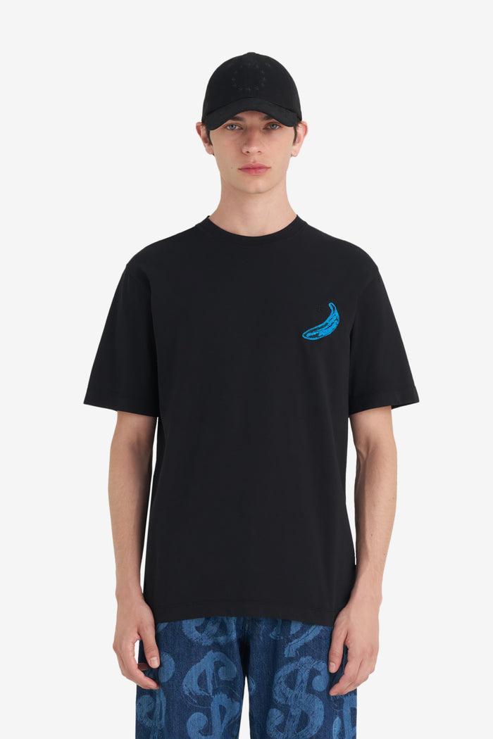 REGULAR T-SHIRT ANDY WARHOL PATCH XXS / ANTHRACITE