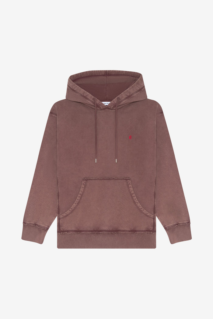RELAX HOODIE É XXS / DK RED