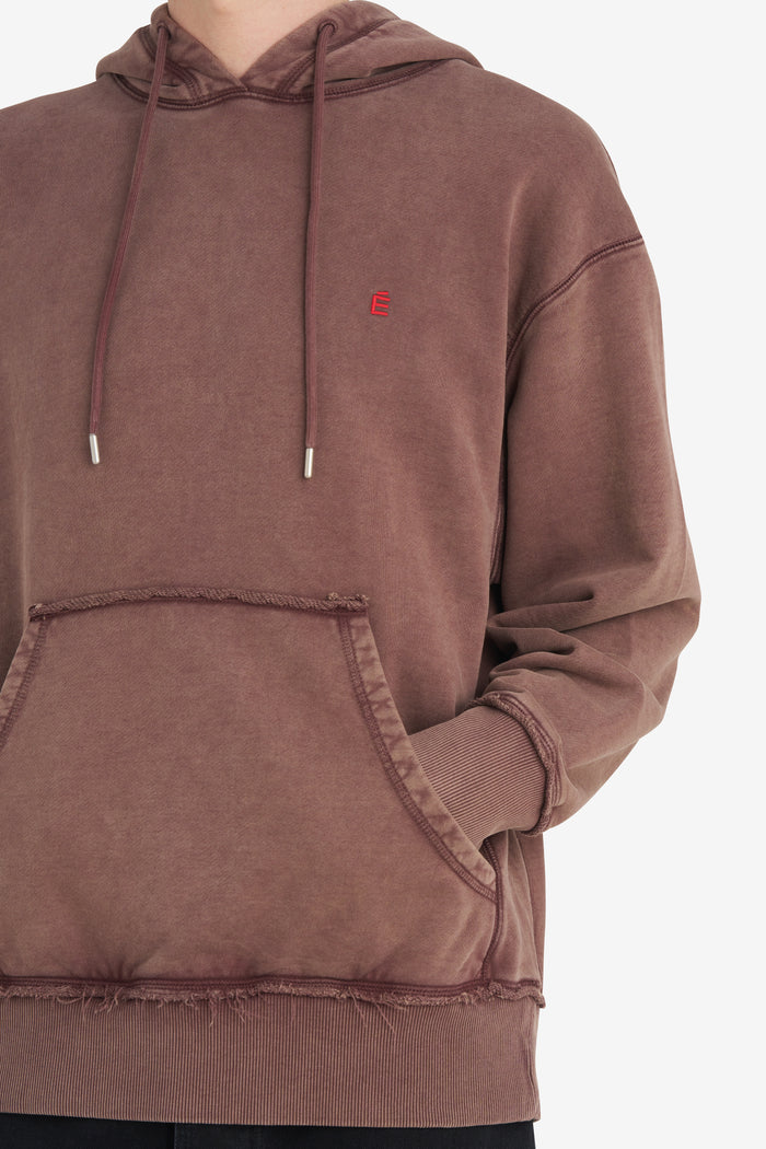 RELAX HOODIE É XXS / DK RED