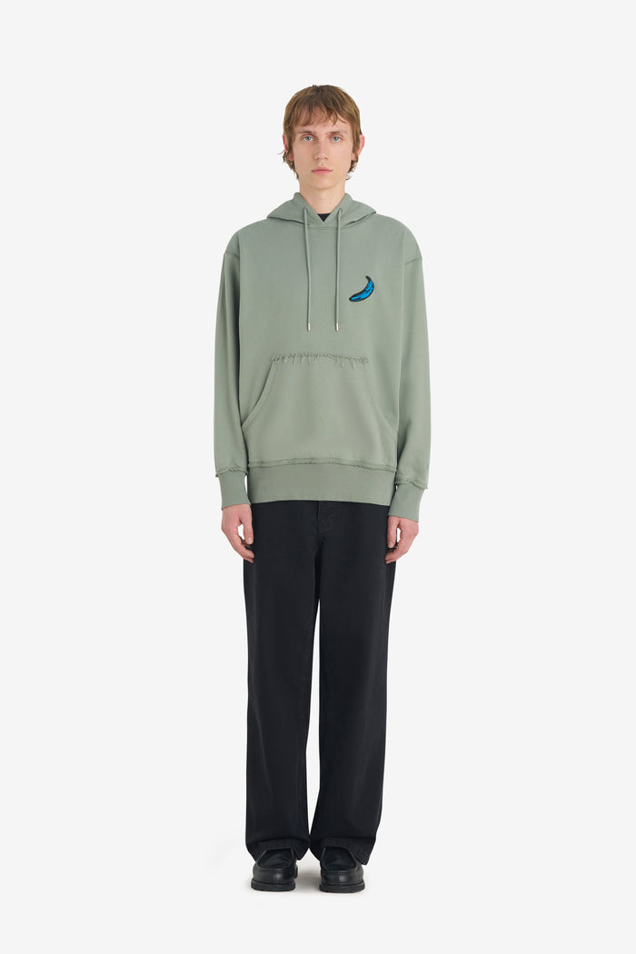 RELAX HOODIE PATCH ANDY WARHOL XXS / THYME