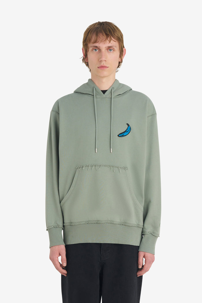 RELAX HOODIE PATCH ANDY WARHOL XXS / THYME