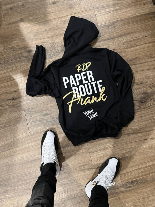 RipPaperRouteFrank Hoodie (Black/White/Gold)