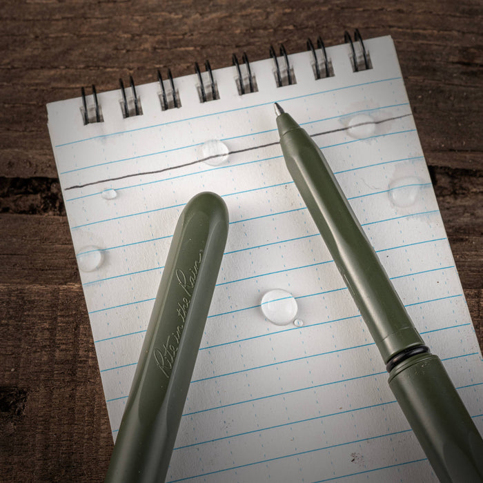 Rite in the Rain Pocket Pen, Olive Drab Green, 2 Pack