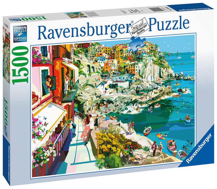 Romance in Cinque Terre - 1500 Piece Puzzle