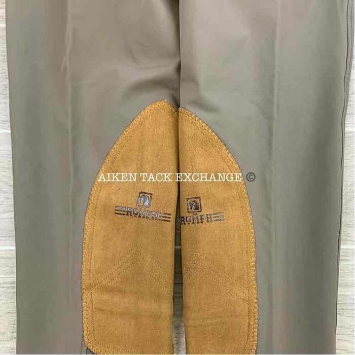Romfh Sarafina Euro Seat Knee Patch Breeches, Size 28 R