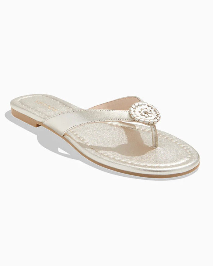 Jack Rogers - Roxy Flip Flop - Platinum