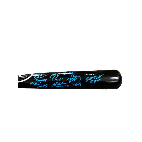 Sandlot Cast Signed Black Baseball Bat Signed Baseball Bat TSE Buffalo