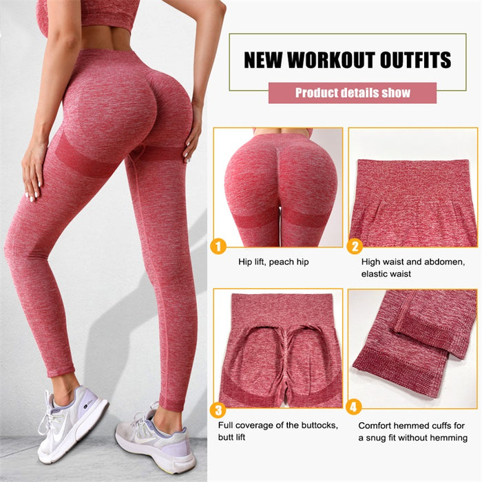 Scrunch Push up Sports Pant Workout Seamless Butt Lift Tight Trouser