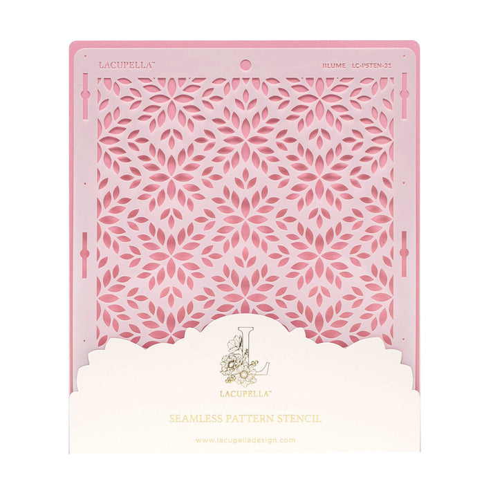 Seamless Cake Stencil great for decorating tall cakes with perfect designs. Lacupella