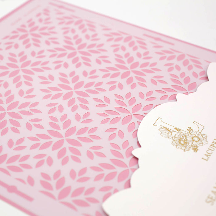 Seamless Cake Stencil great for decorating tall cakes with perfect designs. Lacupella