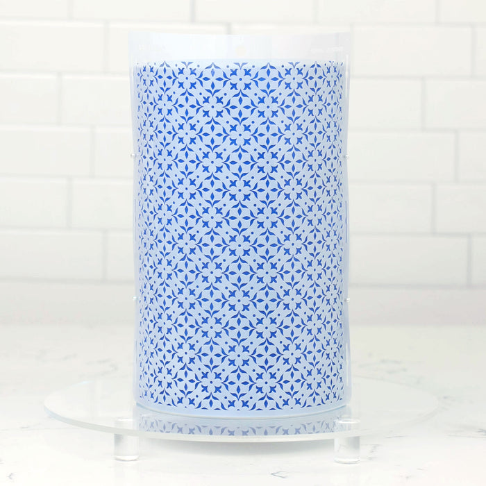 Seamless Cake Stencil great for decorating tall cakes with perfect designs. Lacupella
