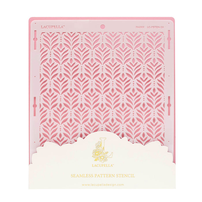 Seamless Cake Stencil great for decorating tall cakes with perfect designs. Lacupella