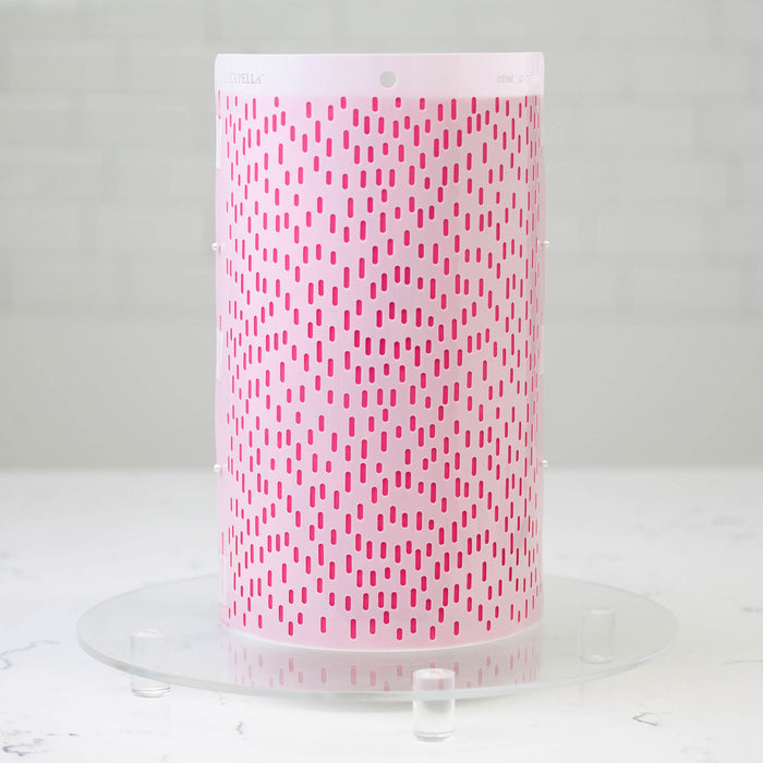 Seamless Cake Stencil great for decorating tall cakes with perfect designs. Lacupella