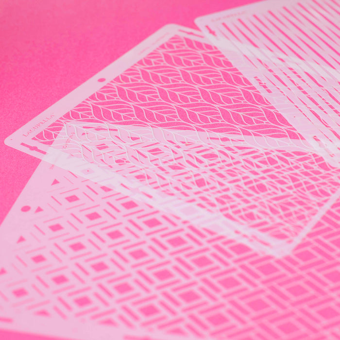 Seamless Cake Stencil great for decorating tall cakes with perfect designs. Lacupella