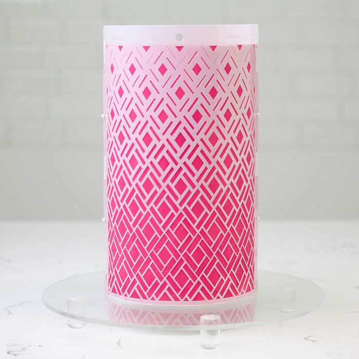 Seamless Cake Stencil great for decorating tall cakes with perfect designs. Lacupella