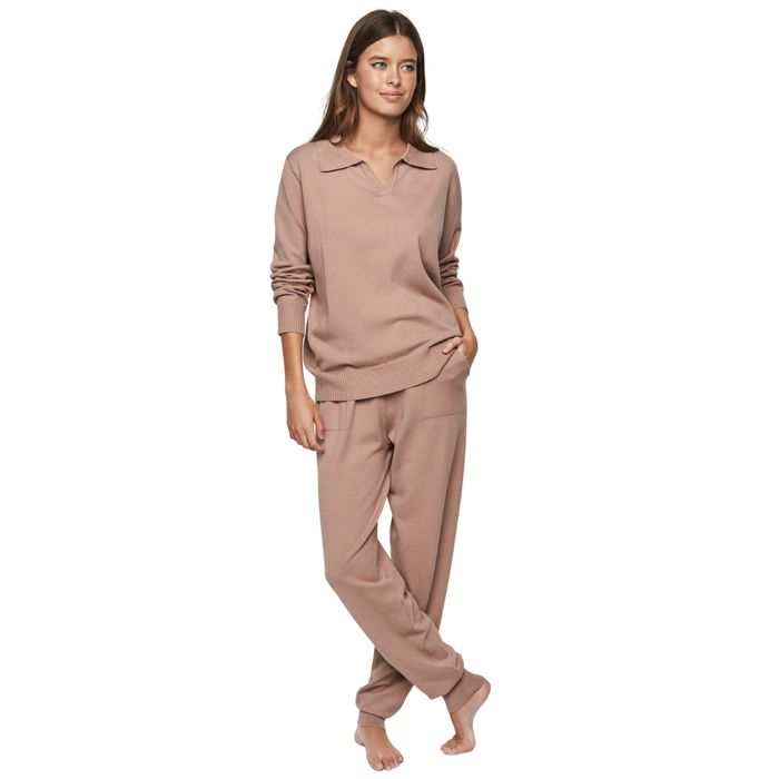 Selmark Polo Neck Knit Set