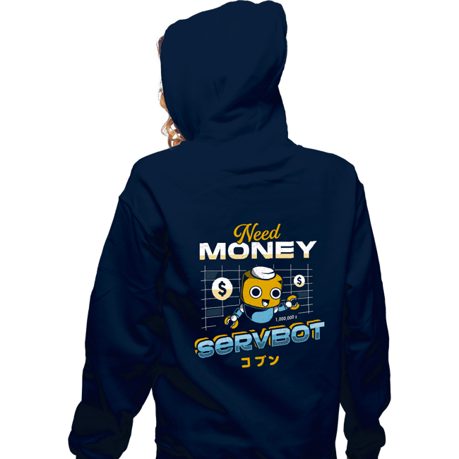 Zippered Hoodies, Unisex / Small / Navy