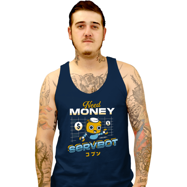 Tank Top, Unisex / Small / Navy