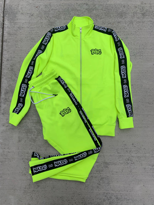 Servin H2H Tracksuit (Highlighter Green)