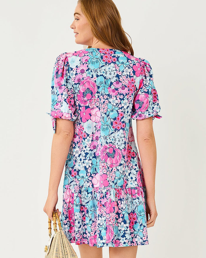Lilly Pulitzer - Shae Dress -Starlight Navy All Her Glory
