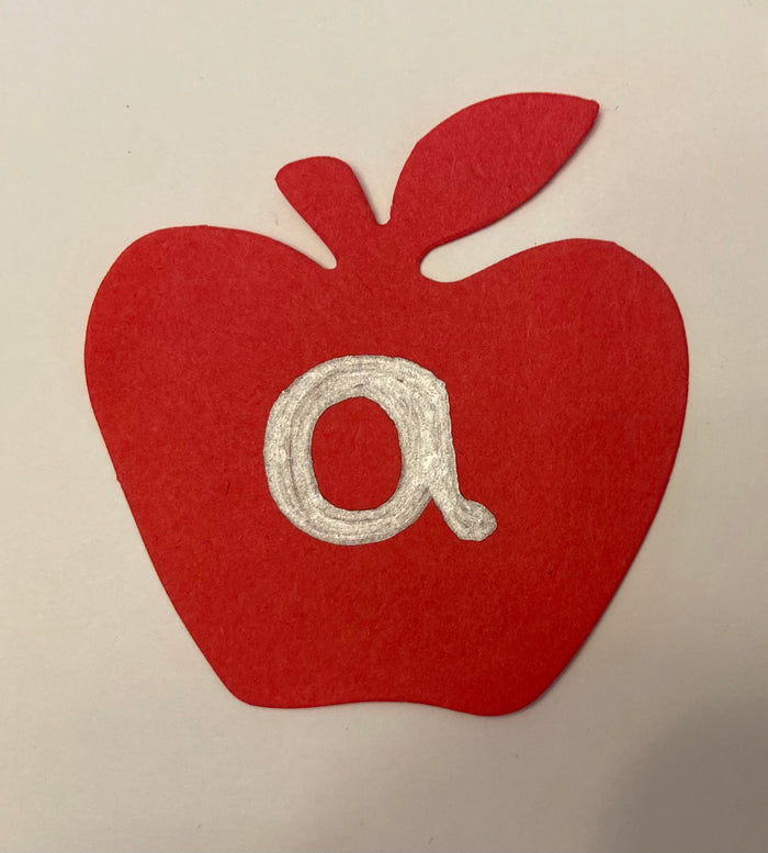 Use apple cut-outs for educational games, crafts, and decorations