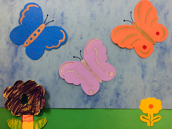 Buy Assorted color butterfly shapes, perfect for crafts and decorations