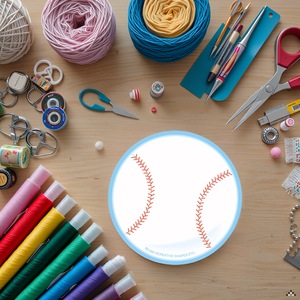 SHAPES ETC. Large Notepad - Baseball