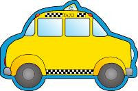 Large Notepad - Taxi - Creative Shapes Etc.