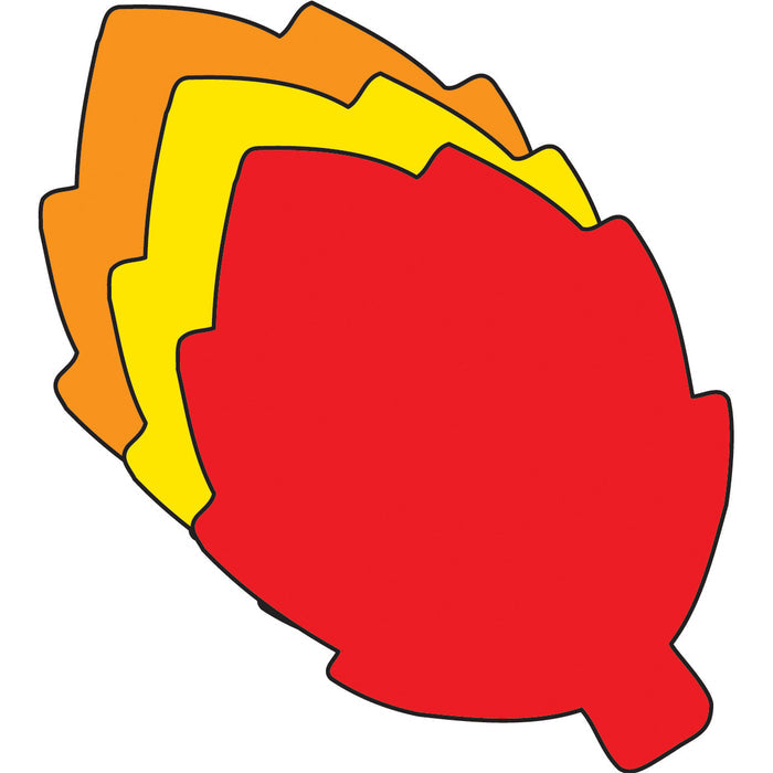 Leaf Tri-Color Creative Cut-Outs- 3" - Creative Shapes Etc.
