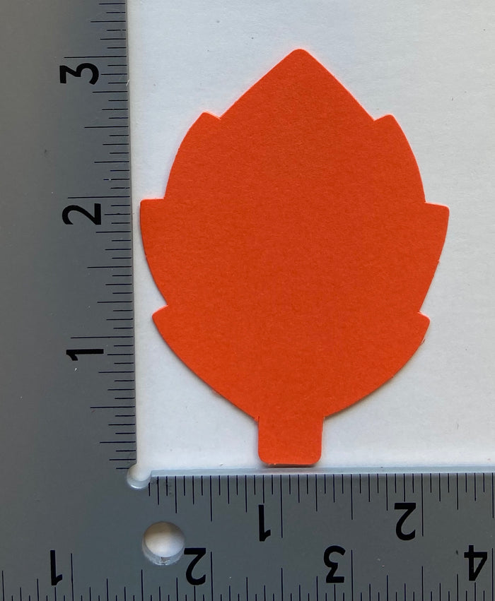 Tri-Color Leaf Cut-Outs - 3 Inch Paper Shapes - Creative Shapes Etc.