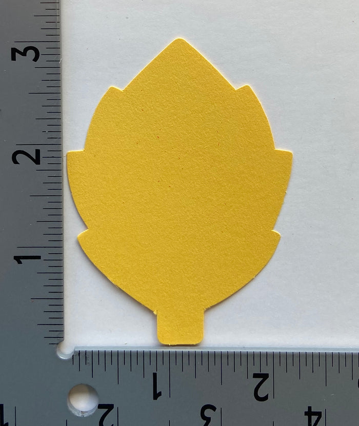 Small Leaf Cut-Outs - Three Colors for Crafts - Creative Shapes Etc.