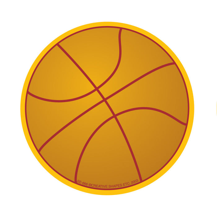 Mini basketball notepad for classroom projects, bulletin board, and crafts