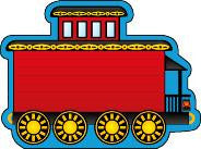 Mini Notepad - Caboose - Creative Shapes Etc.