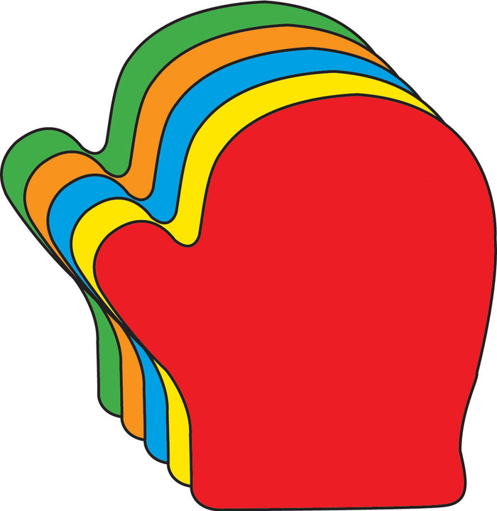 Mitten Assorted Color Creative Cut-Outs- 3” - Creative Shapes Etc.
