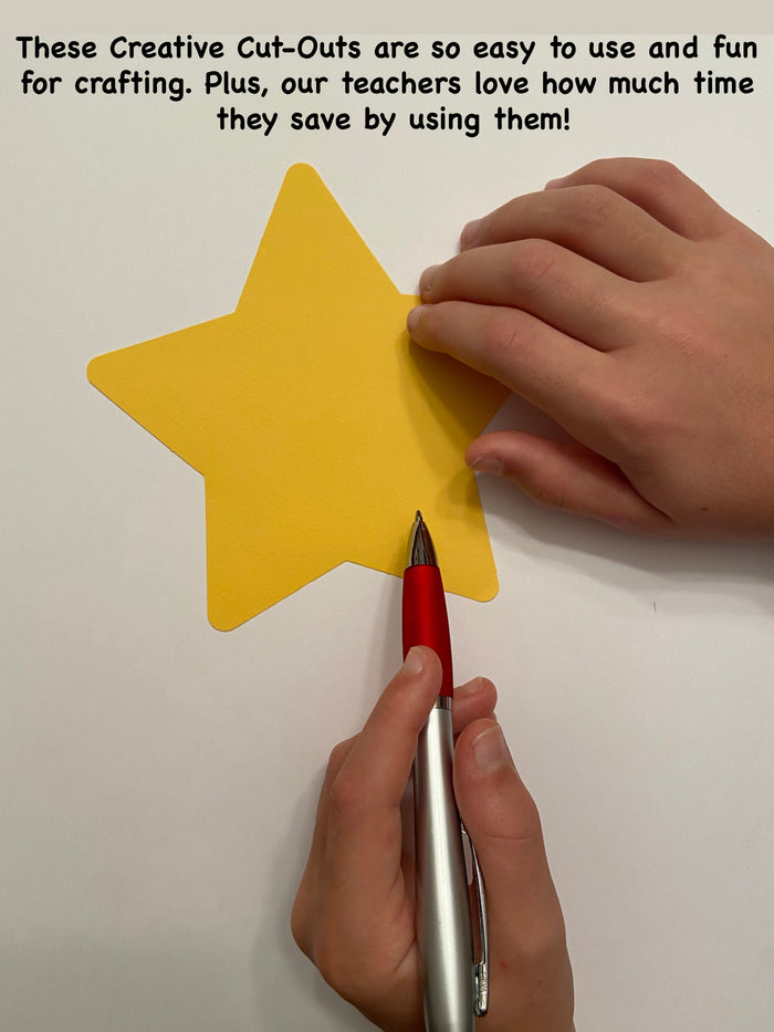 Colorful small star cut-outs perfect for student rewards or decorations