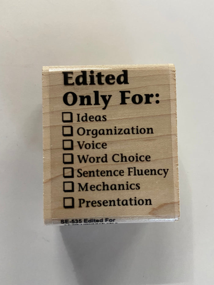 Teacher's Stamp - Edited For - Creative Shapes Etc.