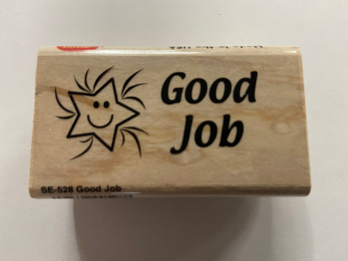 Durable teacher stamp for acknowledging student achievements effectively
