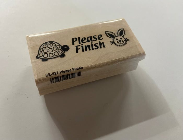 Reusable teacher stamp providing feedback for unfinished homework