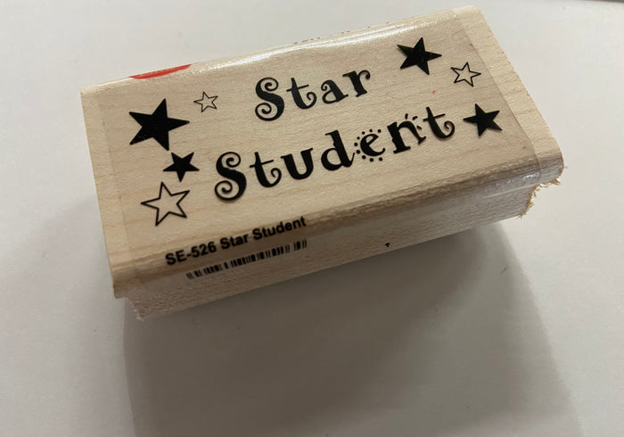 Teacher's Stamp - Star Student - Creative Shapes Etc.