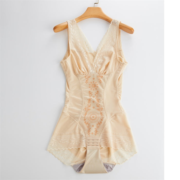 Shapewear Bodysuit with Bras Plus Size Body Slimming Shaper