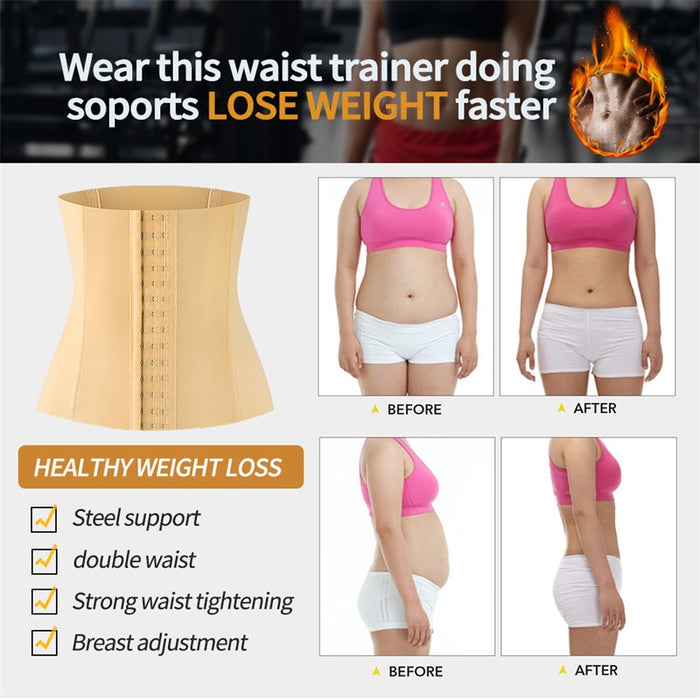 Shapewear Slimmer Tummy Control Corset Belt Waist Trainer for Women