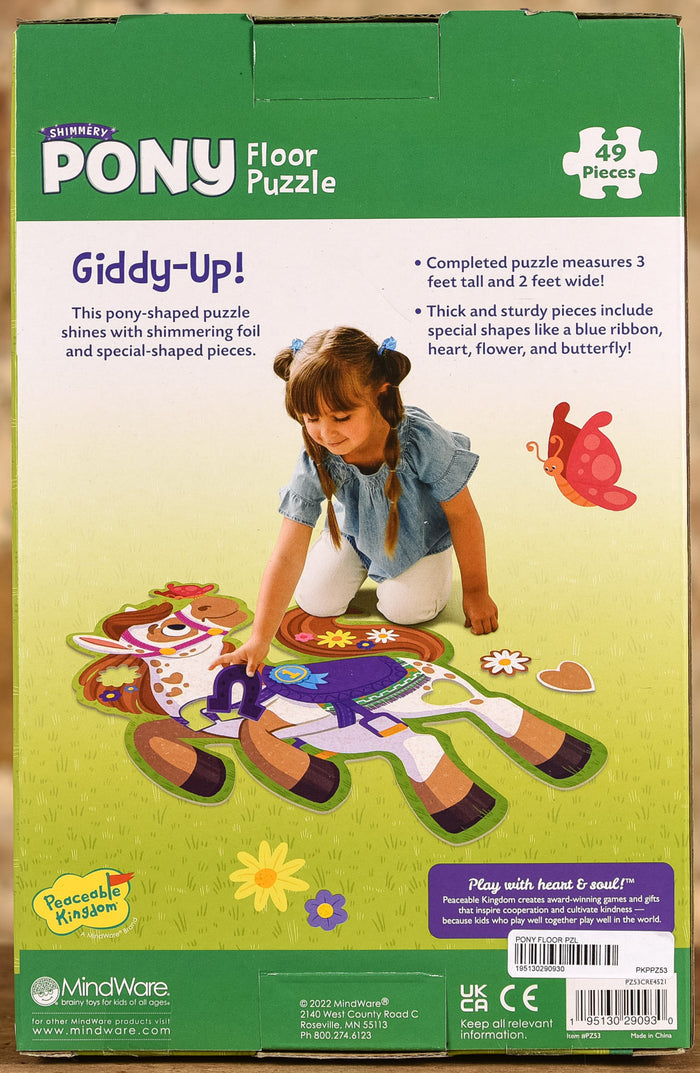 Shimmery Pony - 49 Piece Floor Puzzle