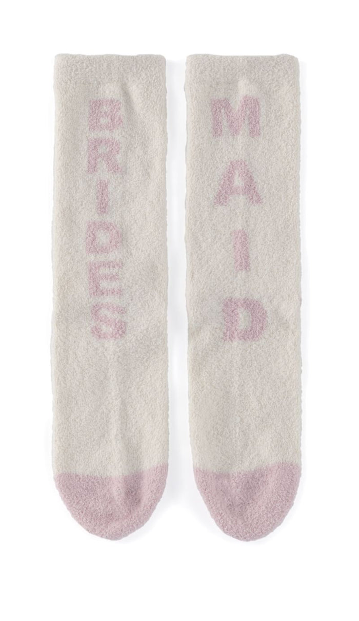 Shiraleah - Bridesmaid Socks - Ivory Pink - Findlay Rowe Designs