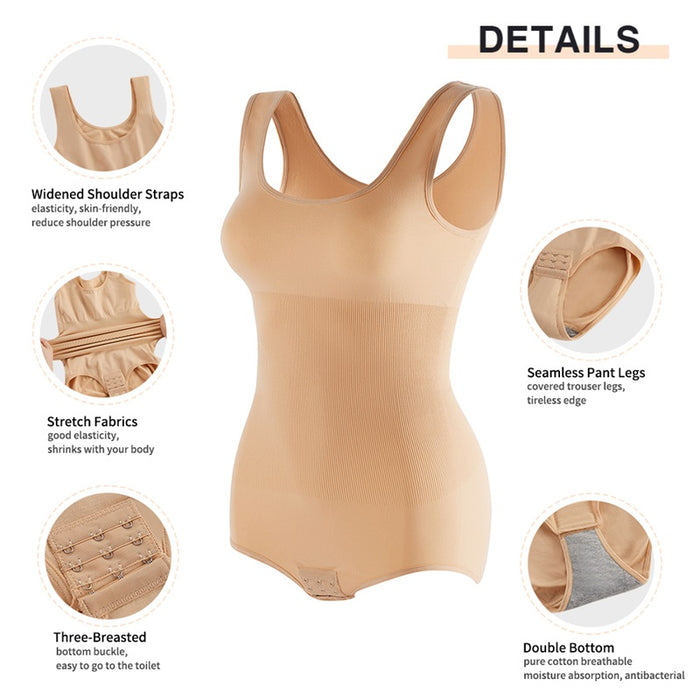 Slimming Compression Bodysuit Shapewear for Women High Waist Trainer