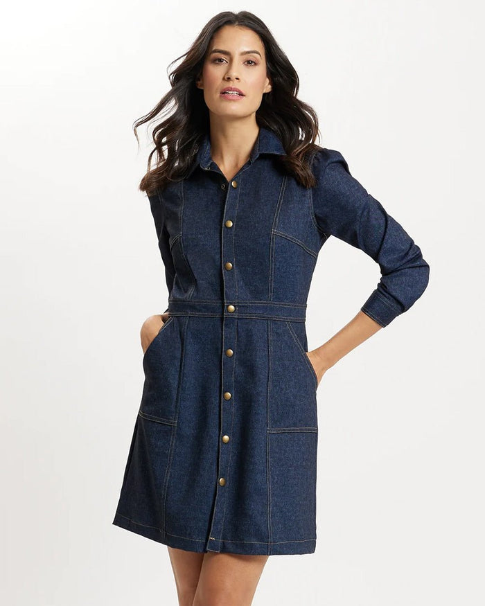 Jude Connally - Solange Dress - Navy