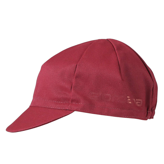 Solid Cap by Giordana Cycling, SANGRIA, Made in Italy