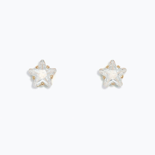 Sparkling CZ Star Earrings